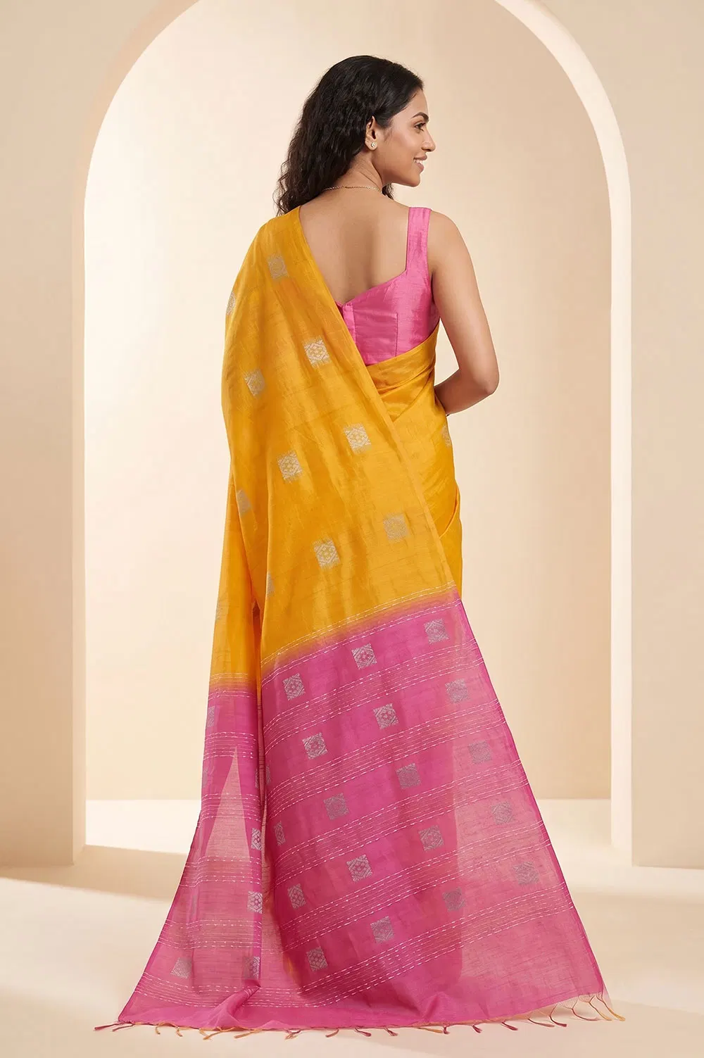 Kosa/Champa - Pure Tussar Handloom Silk Saree