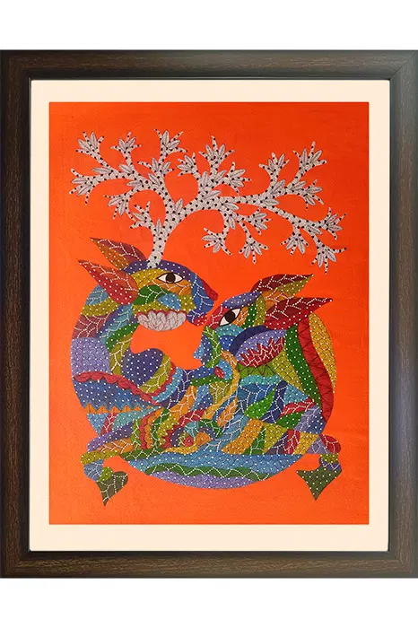 Gond Art (27x22) Inches
