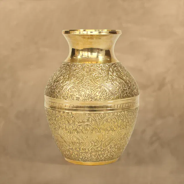 Mirzapur Brass Utensils - Kalash 5.5 Inch (425 grams)\