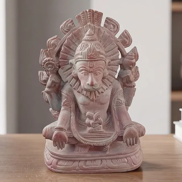 Konark Stone Carving Narasimha (5 Inches)