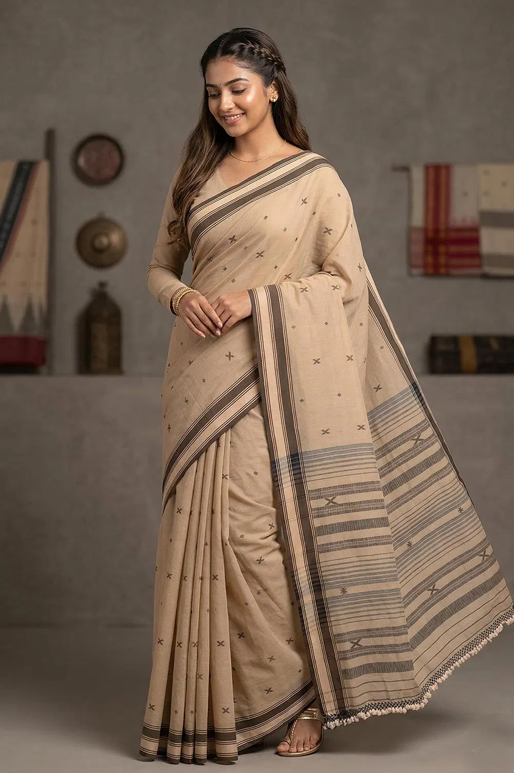 Jamdani Handloom Cotton Saree