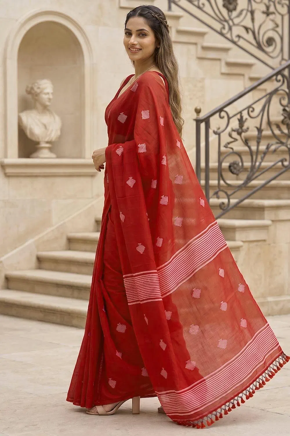 Jamdani Handloom Cotton Saree