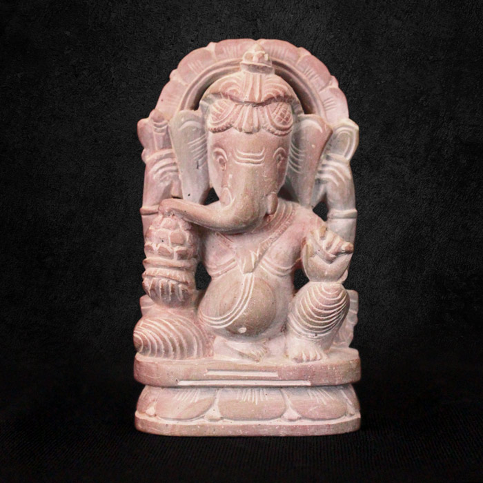 Konark Stone Carving Ganesha (3 Inches)