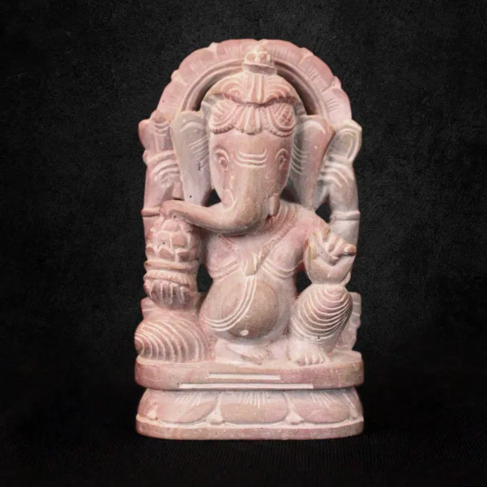 Konark Stone Carving Ganesha (3 Inches)