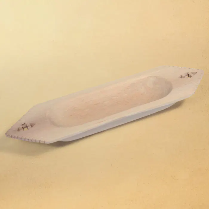 Udayagiri Wooden Cutlery - Boat Platter (10x3) Inch