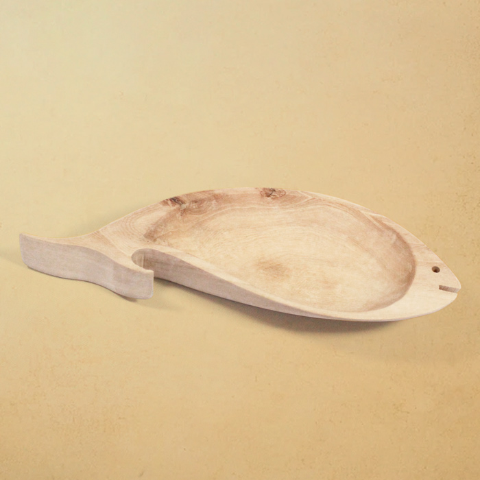 Udayagiri Wooden Cutlery - Fish Platter (10x4) Inch