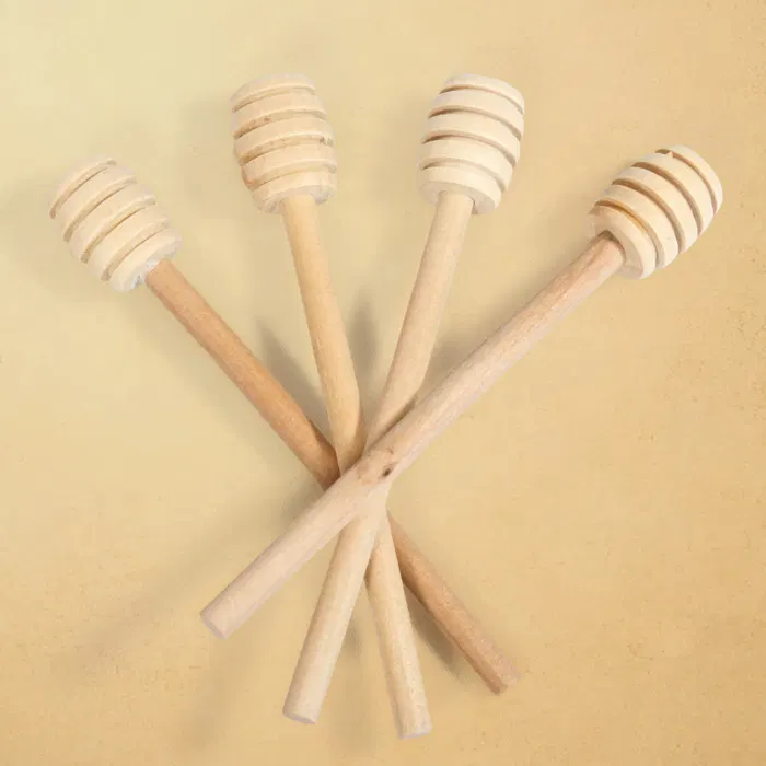 Udayagiri Wooden Cutlery - Honey Stick - 4pcs (6) Inch