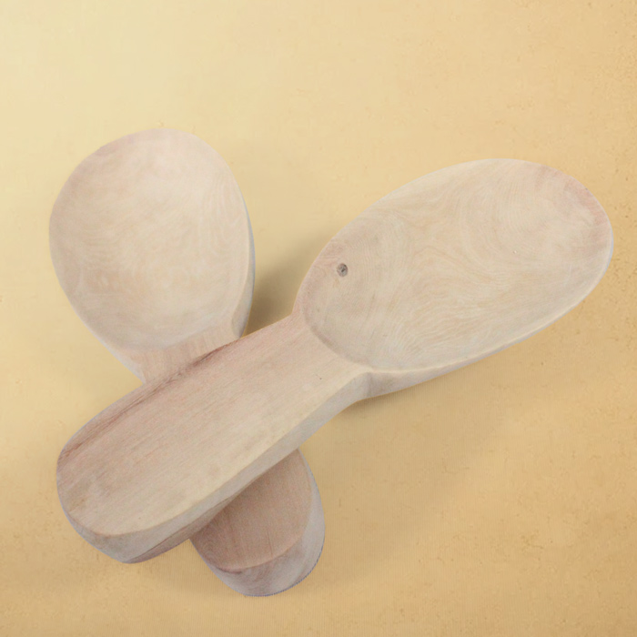 Udayagiri Wooden Cutlery - Serving Spoon - 2pcs (7x3) Inch