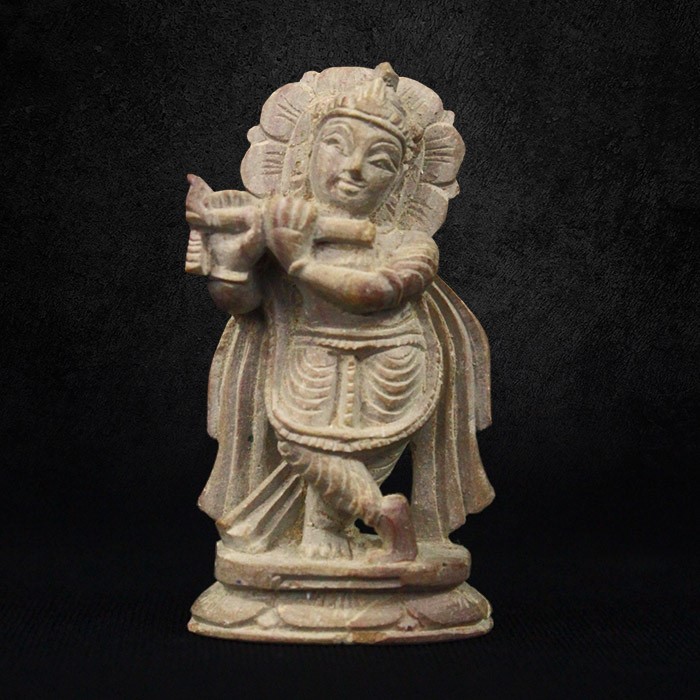 Konark Stone Carving Krishna (2 Inches)