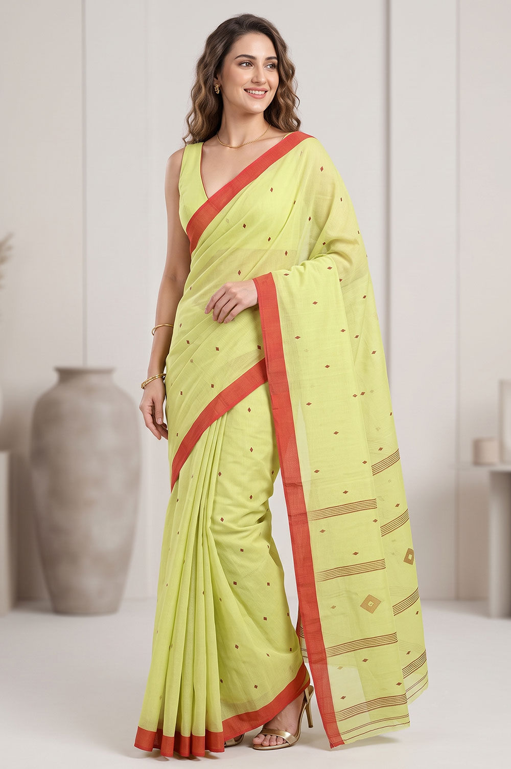 Jamdani Handloom Cotton Saree