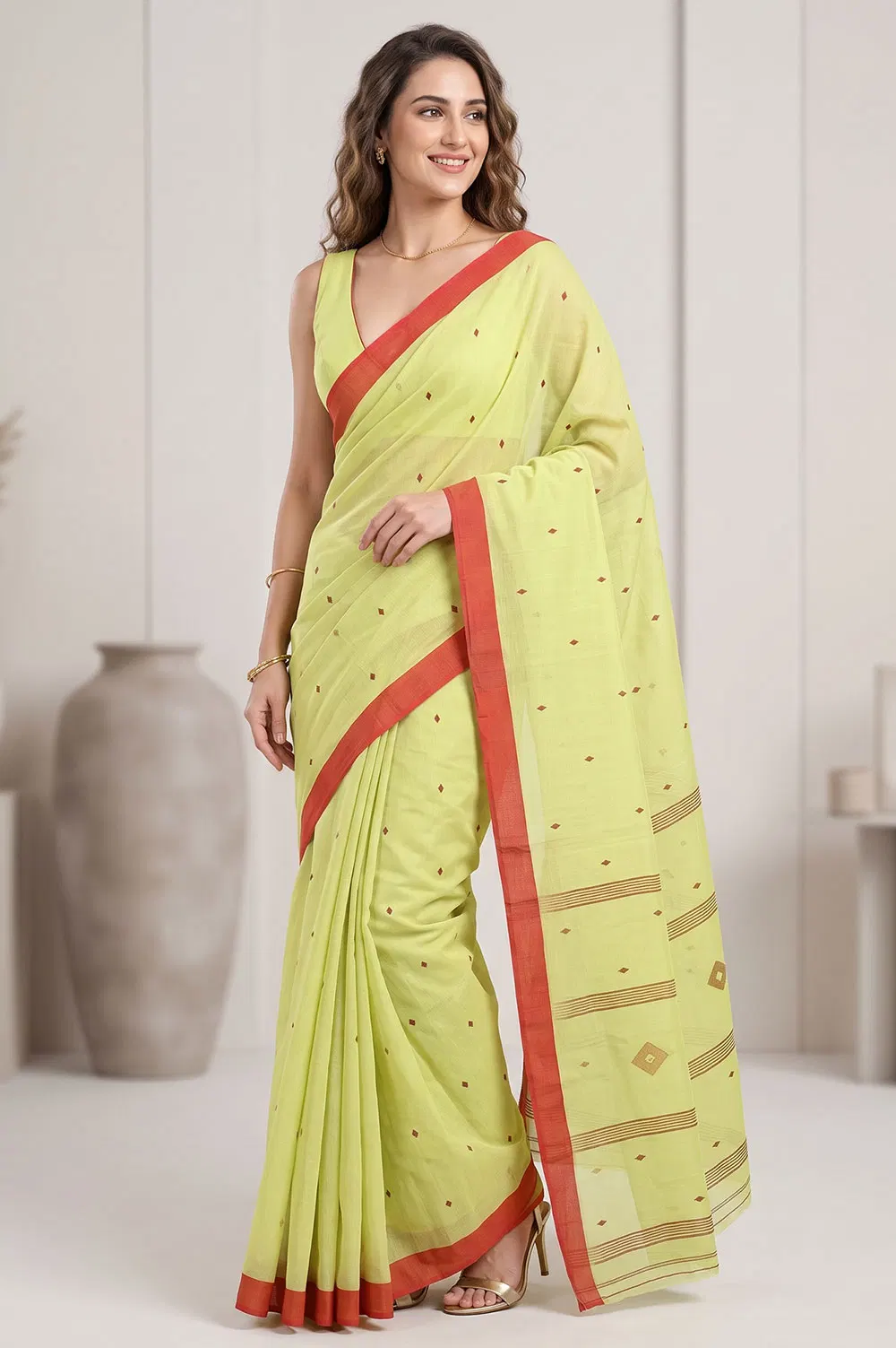Jamdani Handloom Cotton Saree