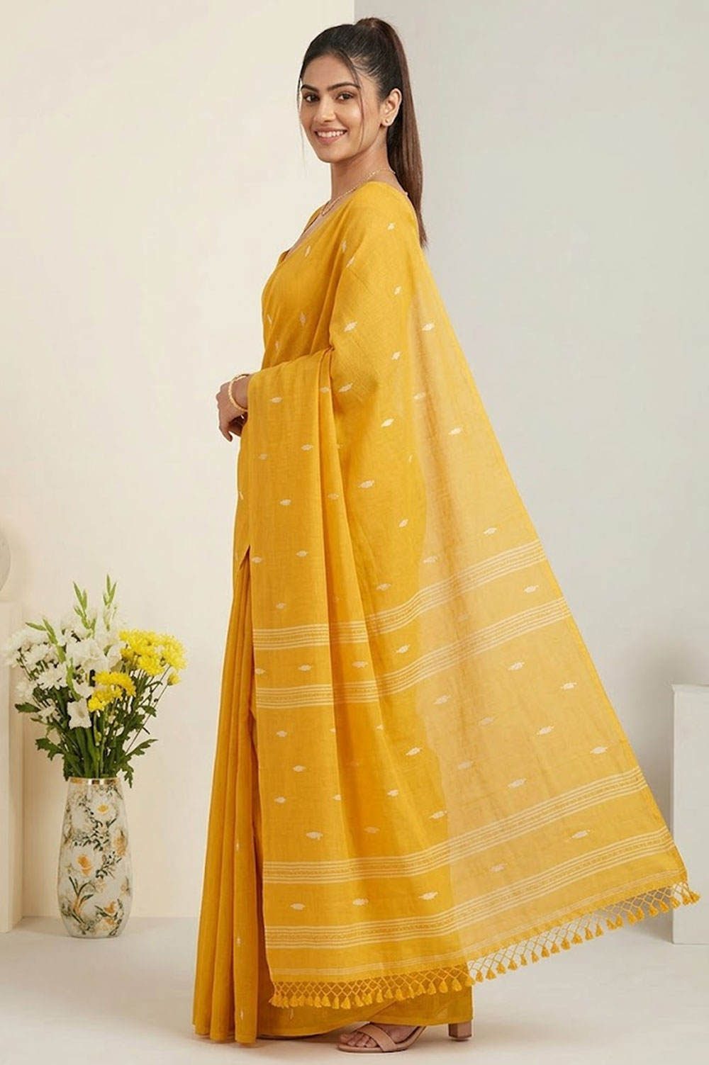 Jamdani Handloom Cotton Saree