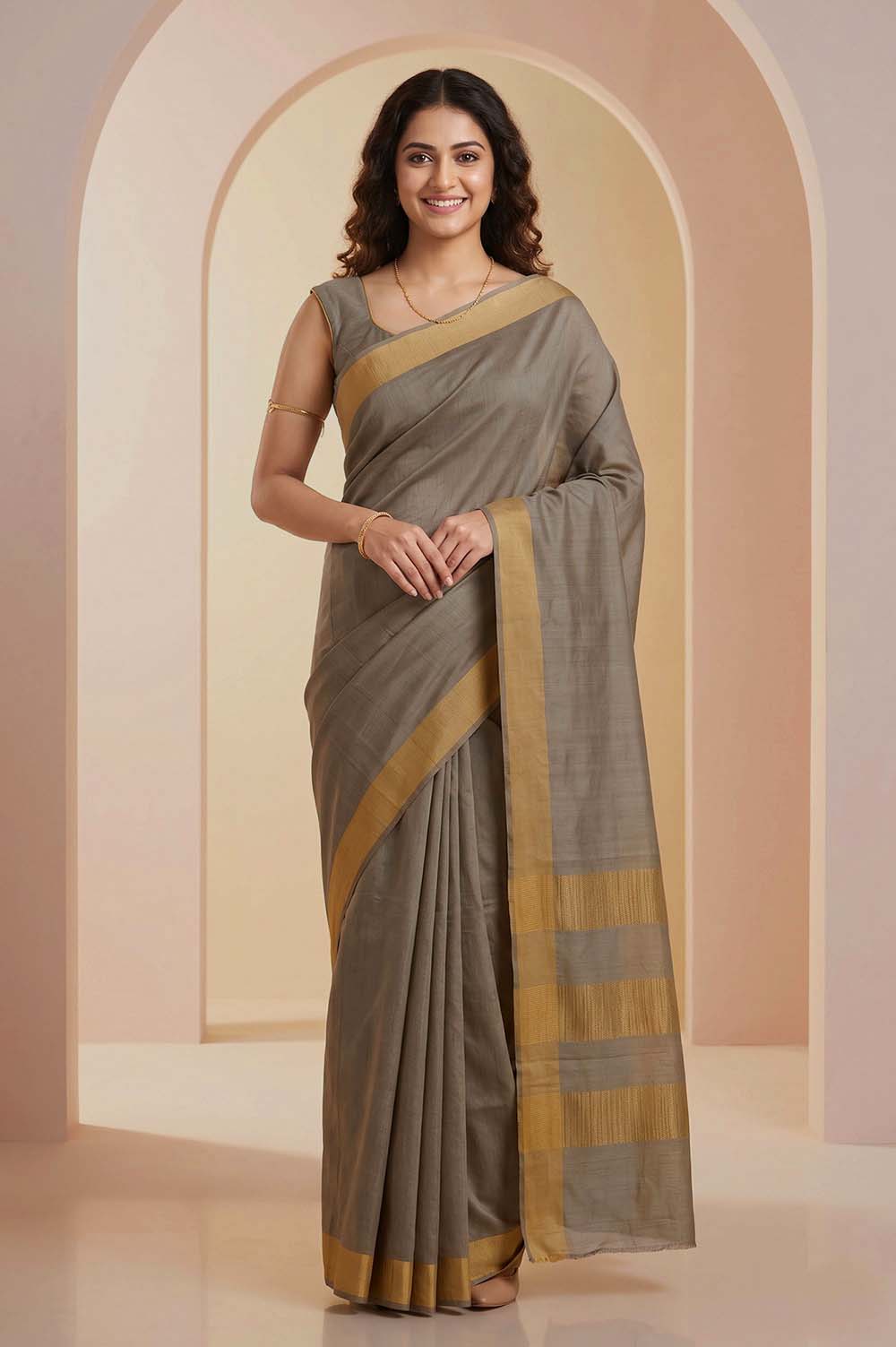 Kosa/Champa - Pure Tussar Handloom Silk Saree