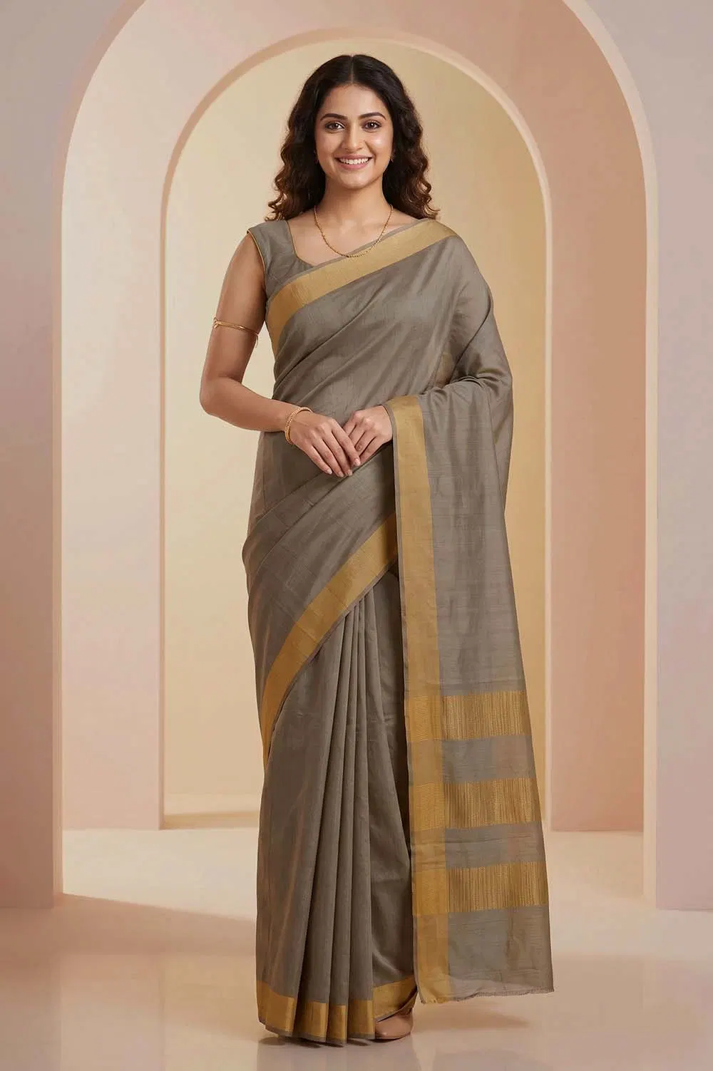 Kosa/Champa - Pure Tussar Handloom Silk Saree
