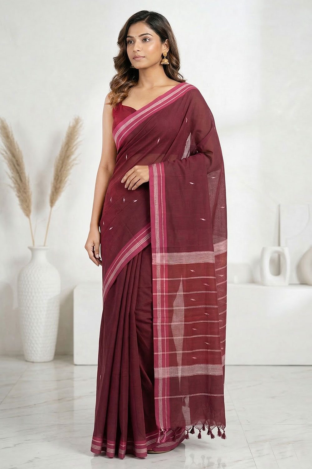 Udupi Handloom Cotton Saree