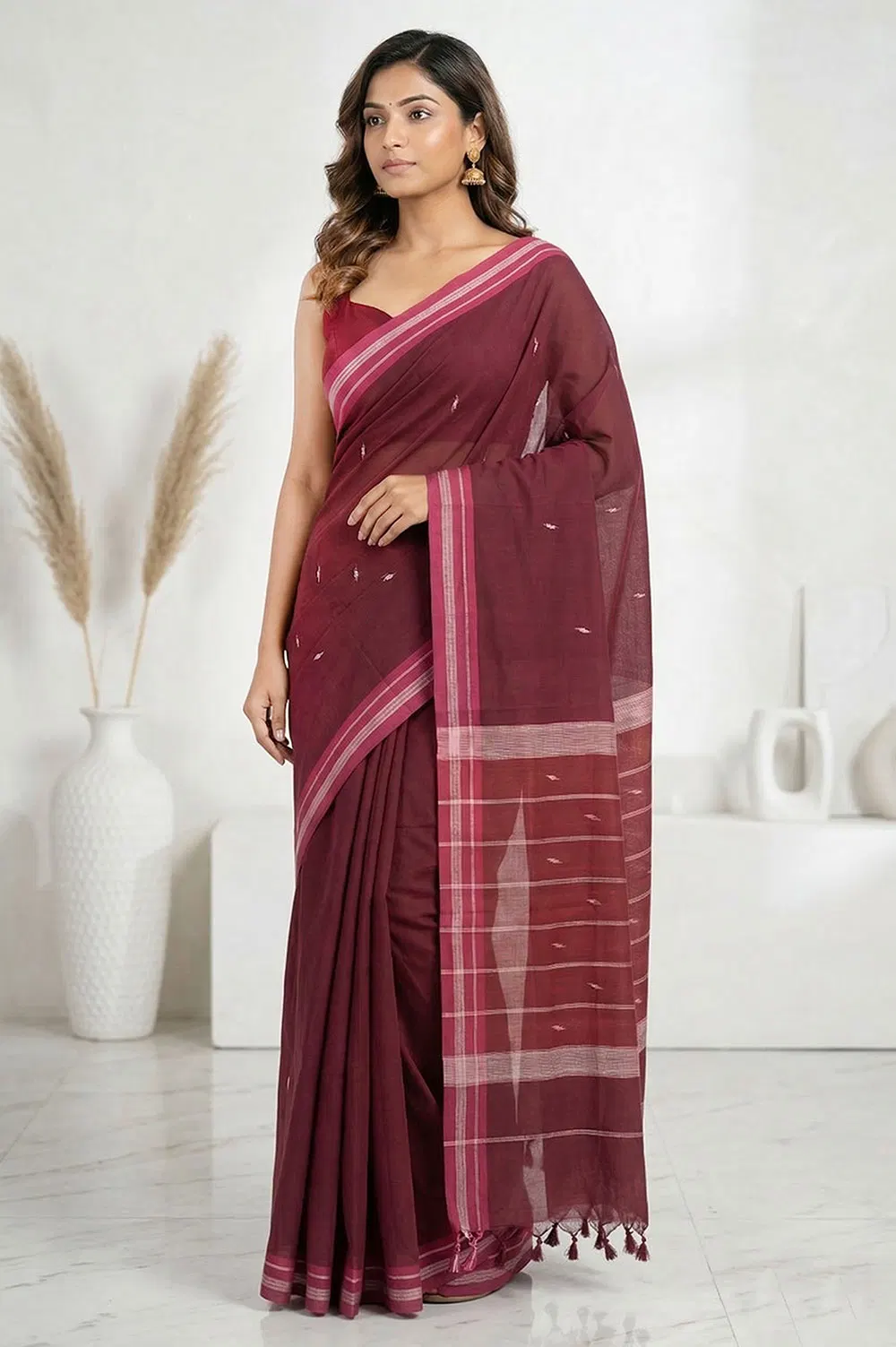 Udupi Handloom Cotton Saree