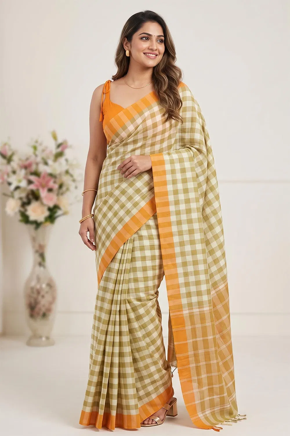 Udupi Handloom Cotton Saree
