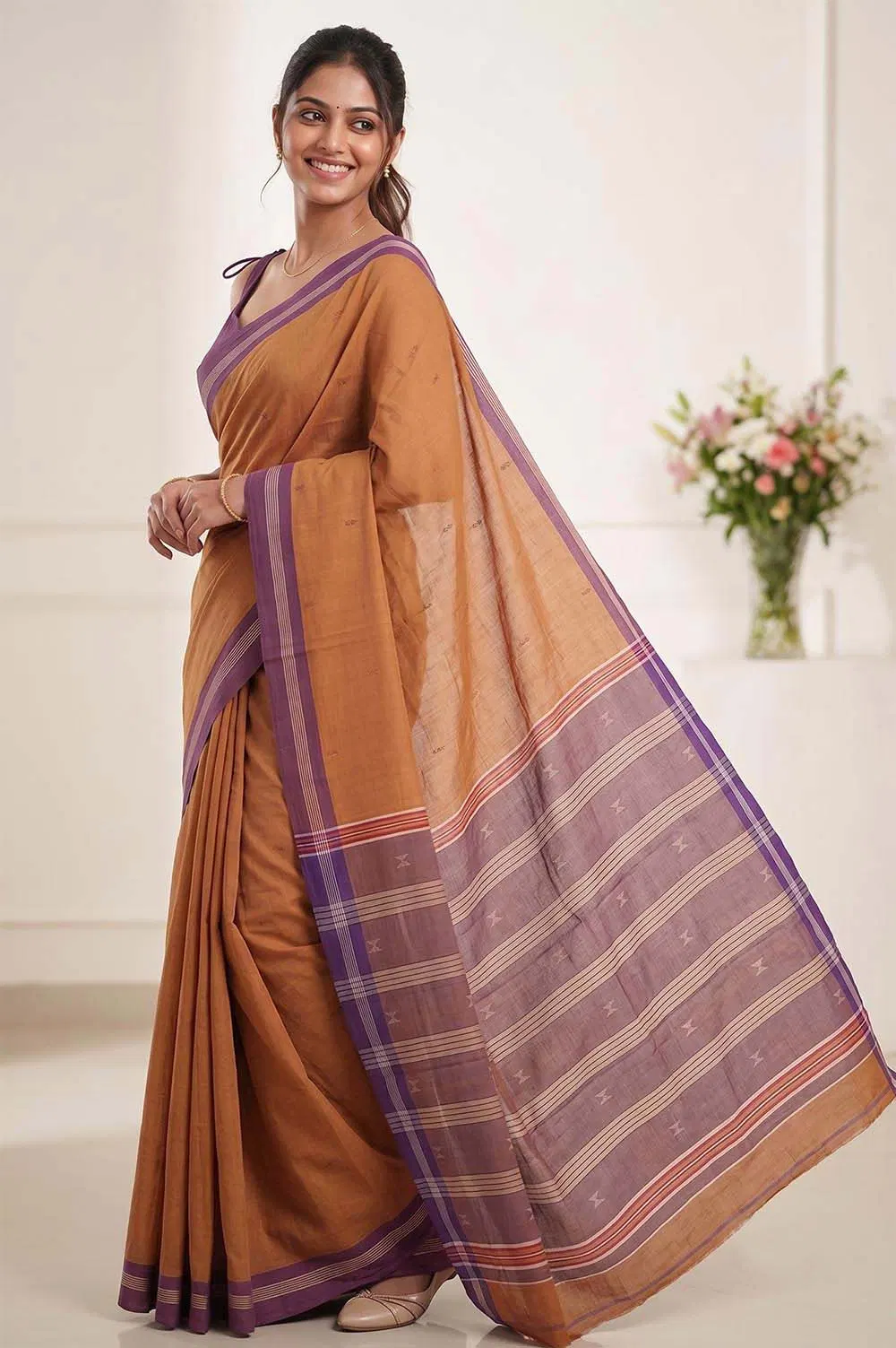 Udupi Handloom Cotton Saree