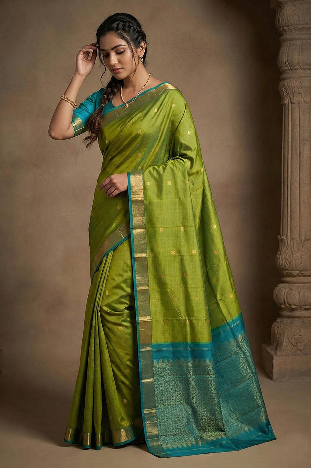 Kancheepuram Pure Silk Handloom Saree