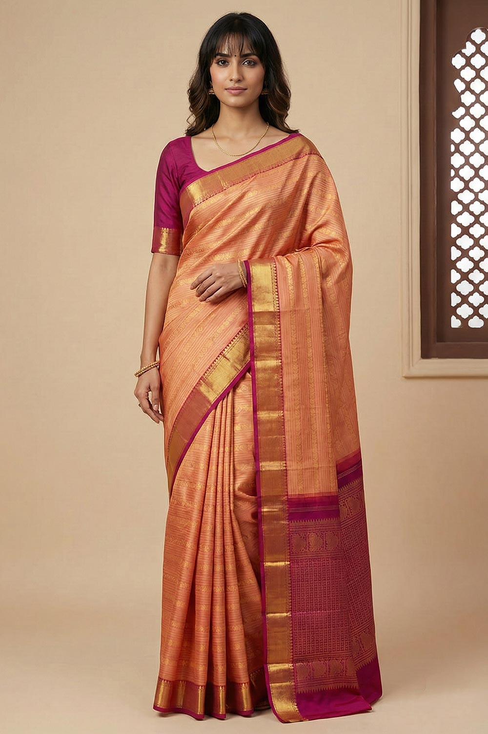 Kancheepuram Pure Silk Handloom Saree