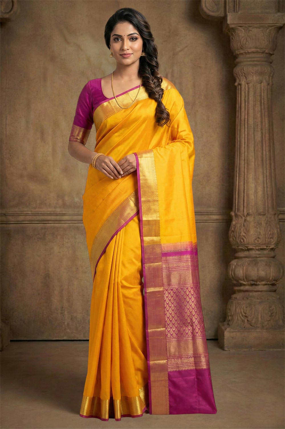 Kancheepuram Pure Silk Handloom Saree
