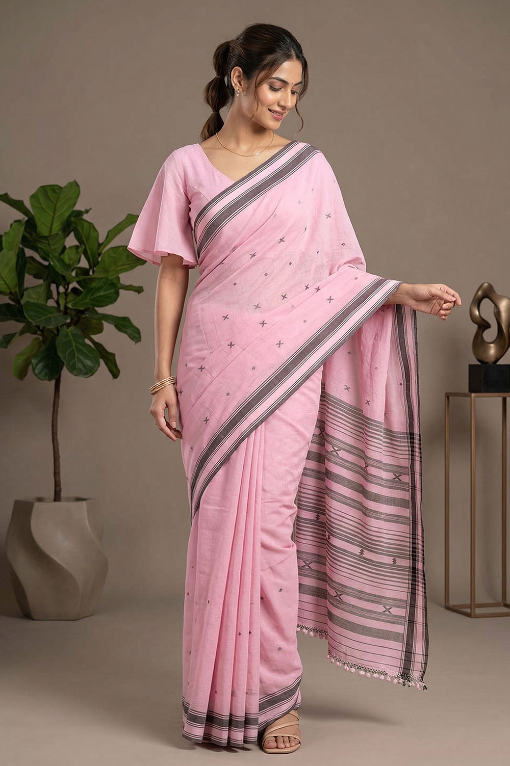 Jamdani Handloom Cotton Saree