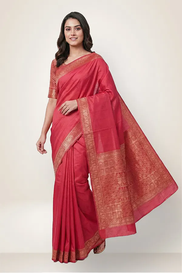 Kosa/Champa - Pure Tussar Handloom Silk Saree