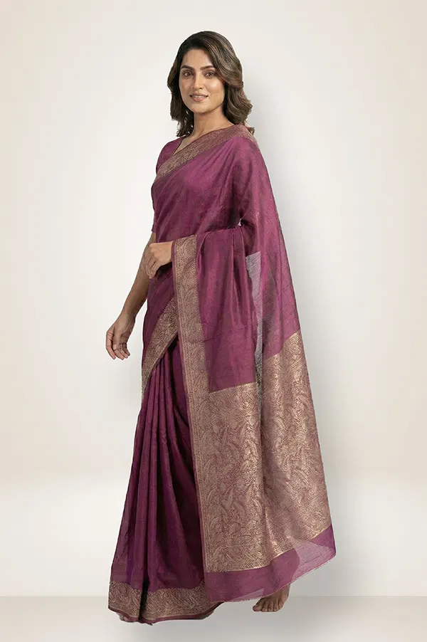 Kosa/Champa - Pure Tussar Handloom Silk Saree