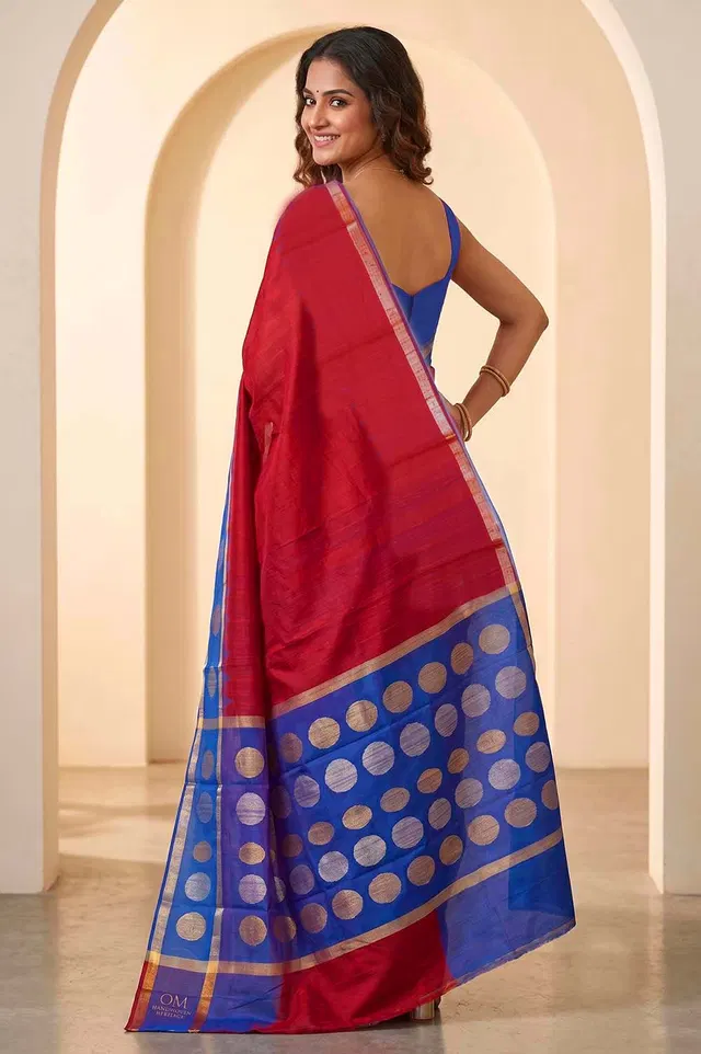 Kosa/Champa - Pure Tussar Handloom Silk Saree