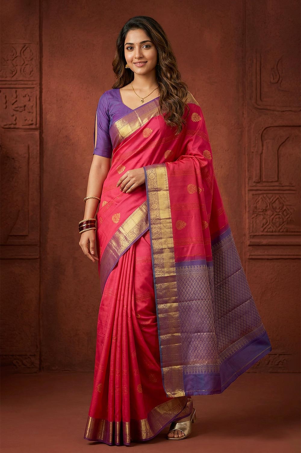 Kancheepuram Pure Silk Handloom Saree