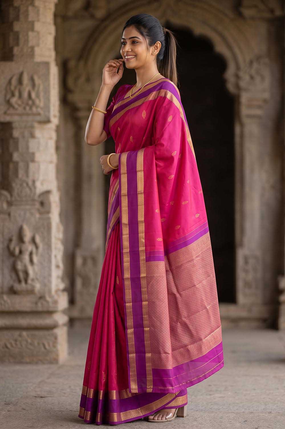 Kancheepuram Pure Silk Handloom Saree