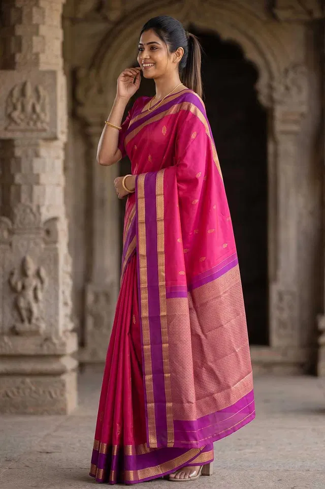 Kancheepuram Pure Silk Handloom Saree