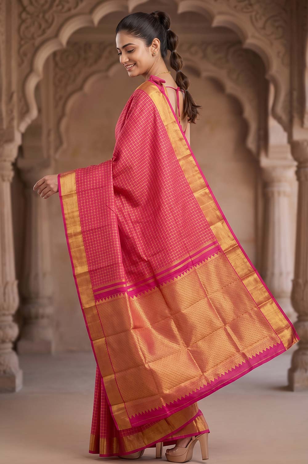 Kancheepuram Pure Silk Handloom Saree