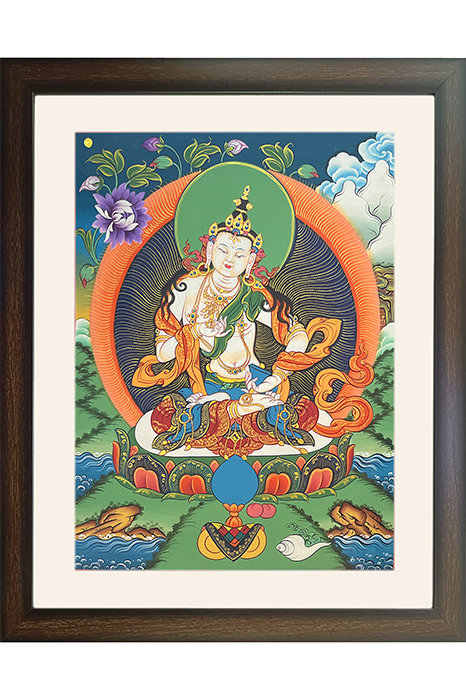 Ladakh Thangka Painting Vajrasattva (18x25) Inches