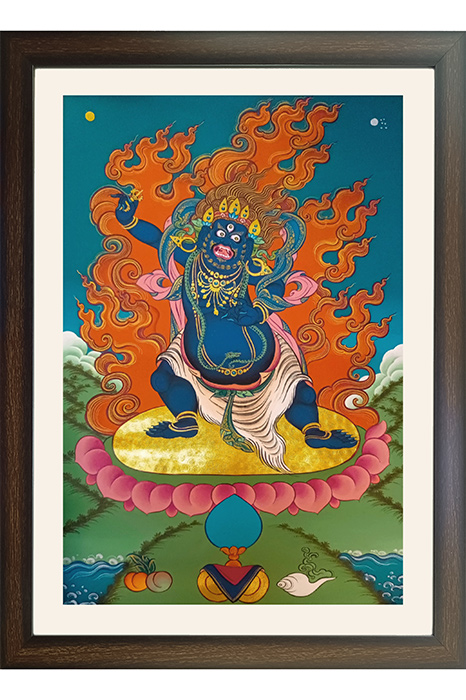 Ladakh Thangka Painting Vajrapani (16x20) Inches