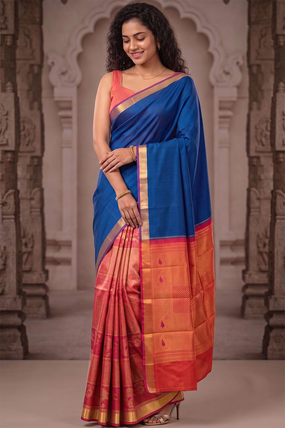 Kancheepuram Pure Silk Handloom Saree