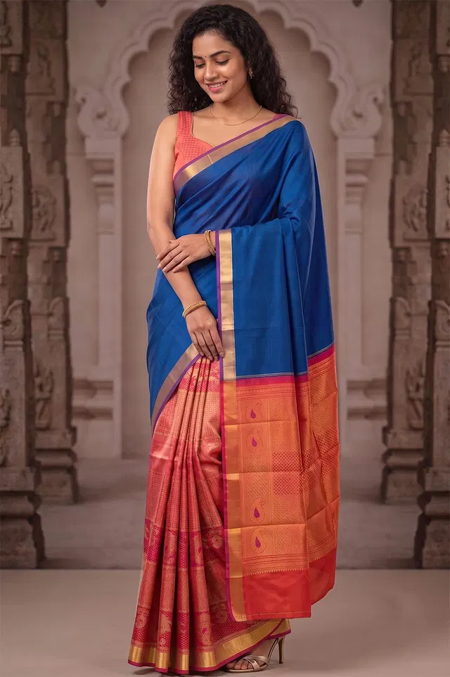 Kancheepuram Pure Silk Handloom Saree