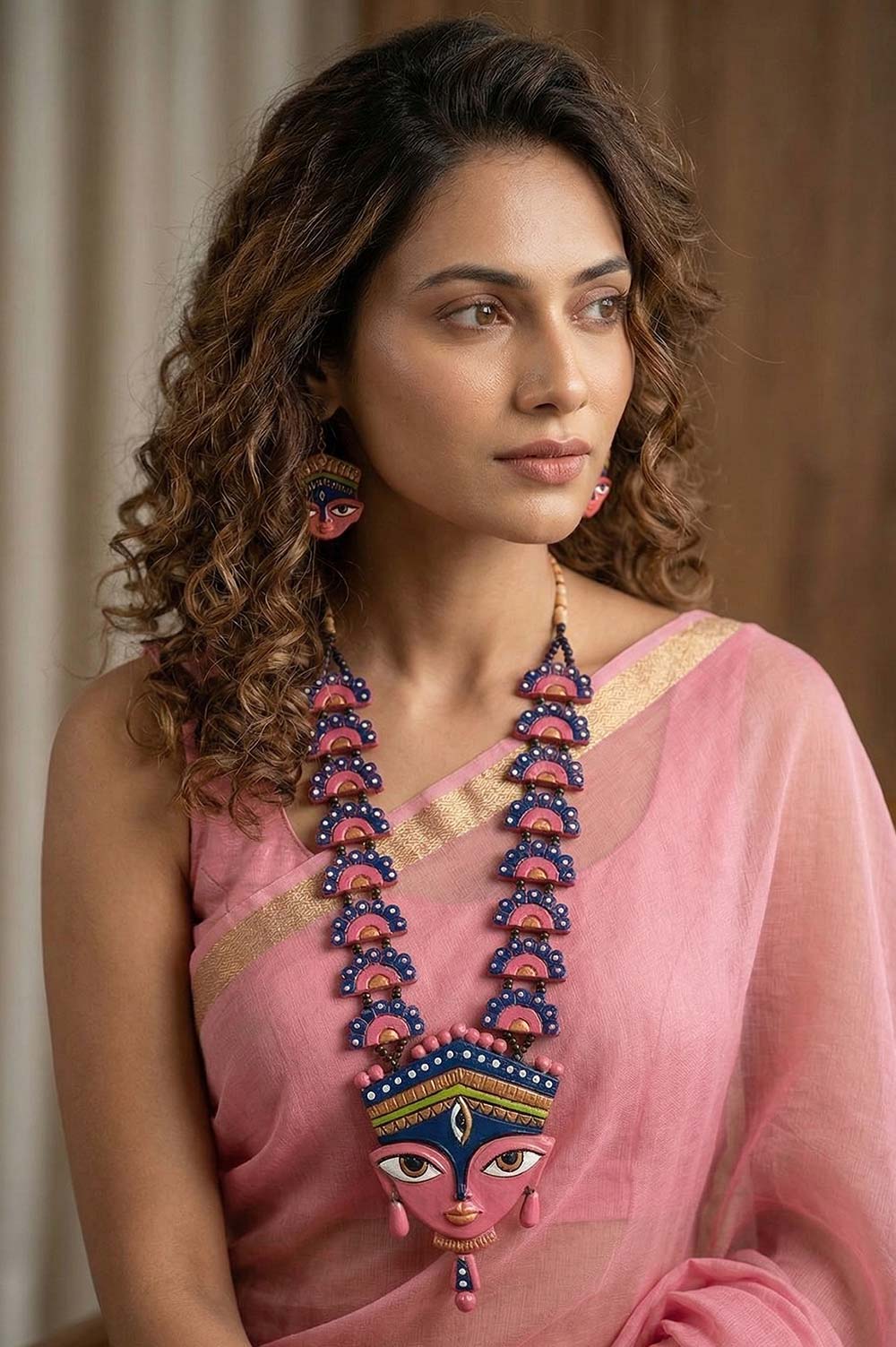 Bankura Panchmura Terracotta Jewellery Set