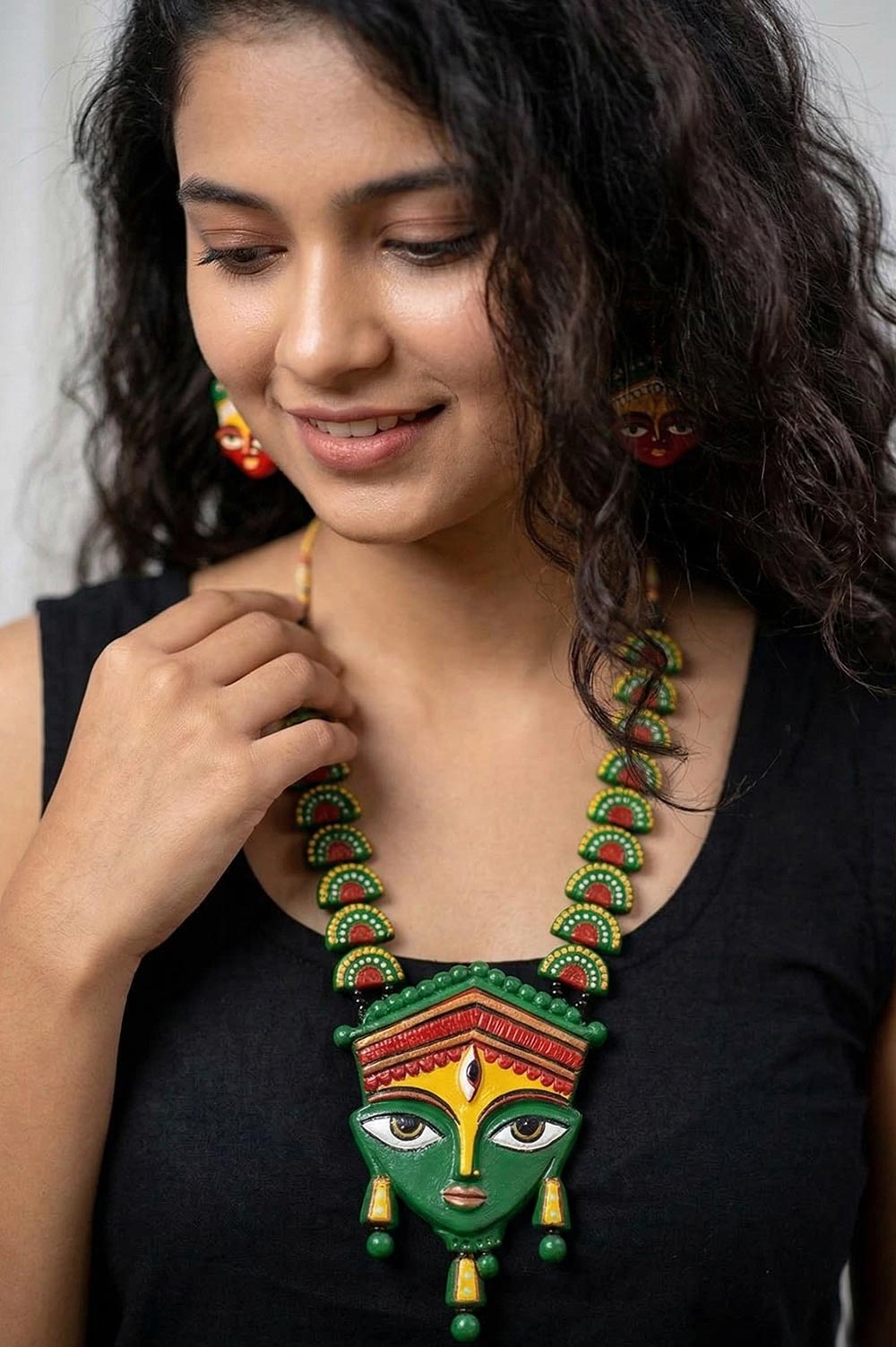 Bankura Panchmura Terracotta Jewellery Set