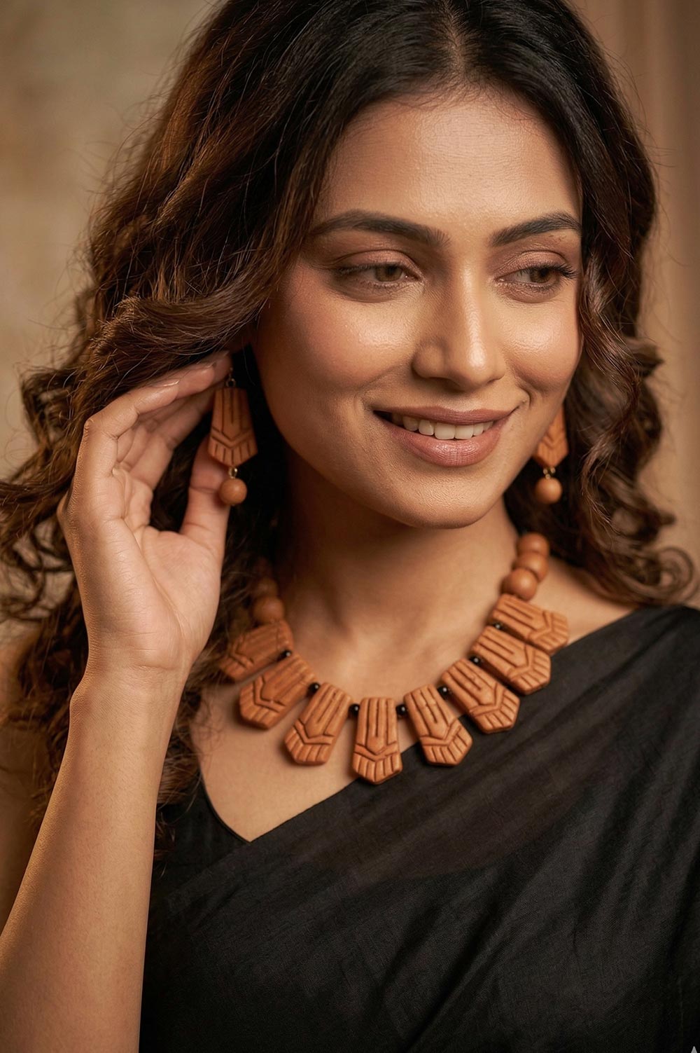 Bankura Panchmura Terracotta Jewellery Set