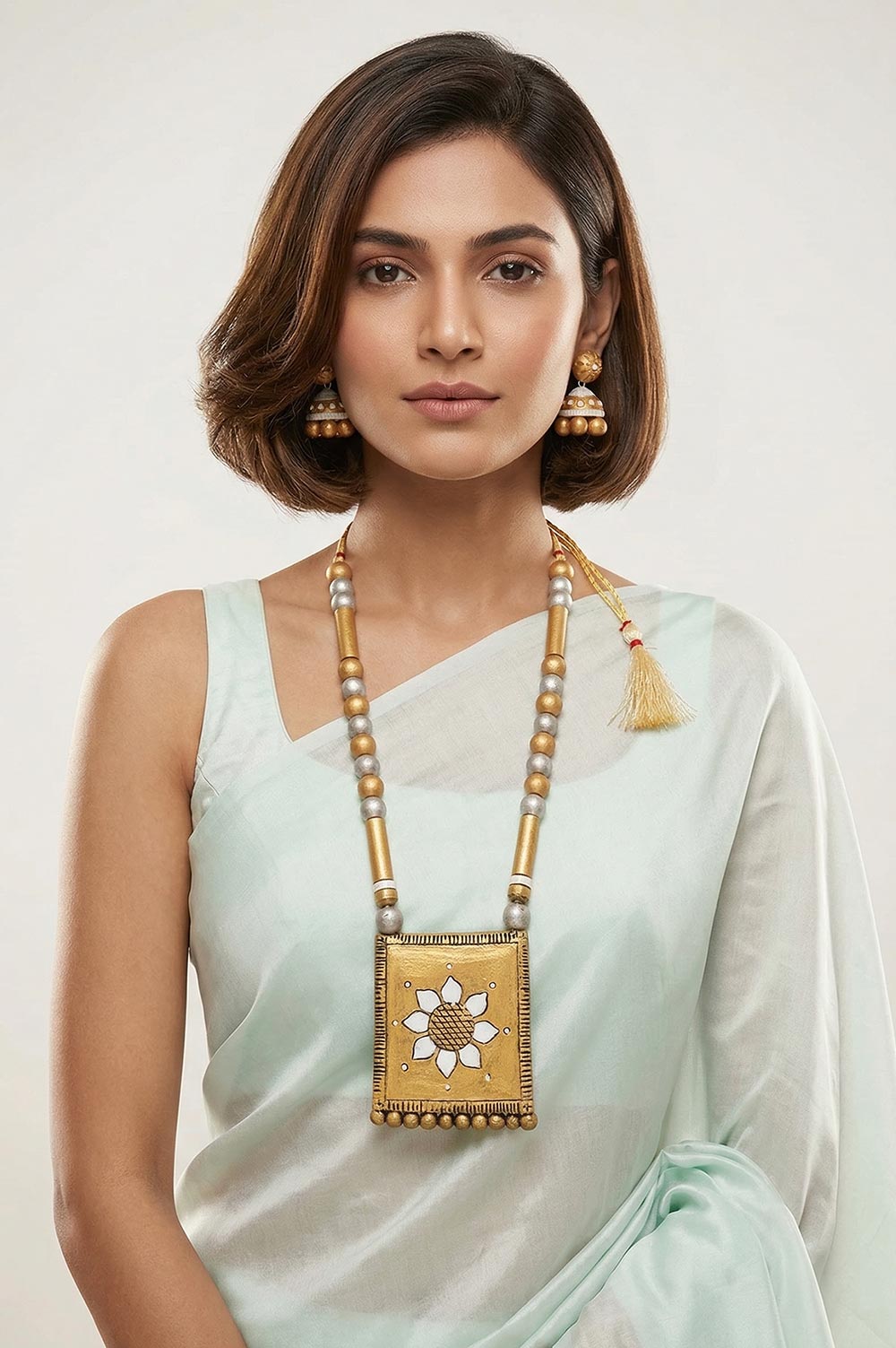Bankura Panchmura Terracotta Jewellery Set