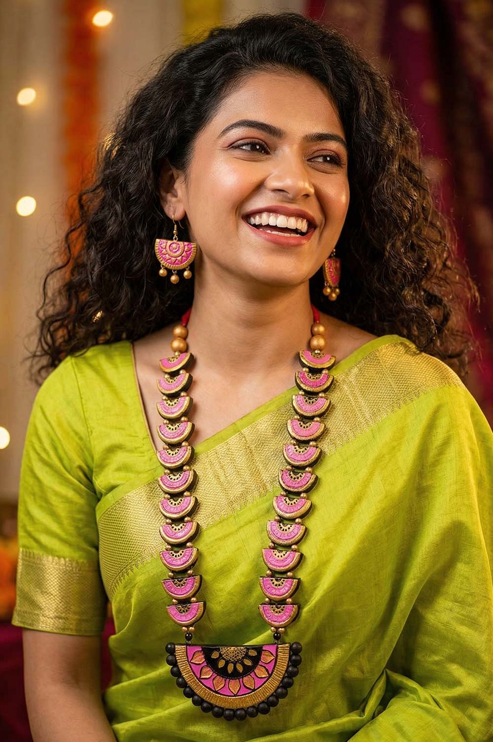 Bankura Panchmura Terracotta Jewellery Set
