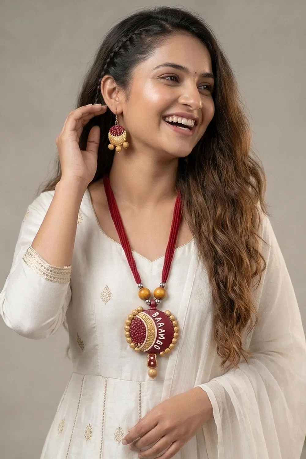 Bankura Panchmura Terracotta Jewellery Set
