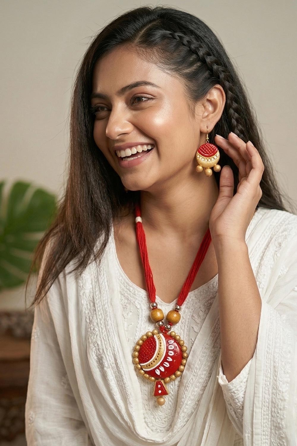 Bankura Panchmura Terracotta Jewellery Set