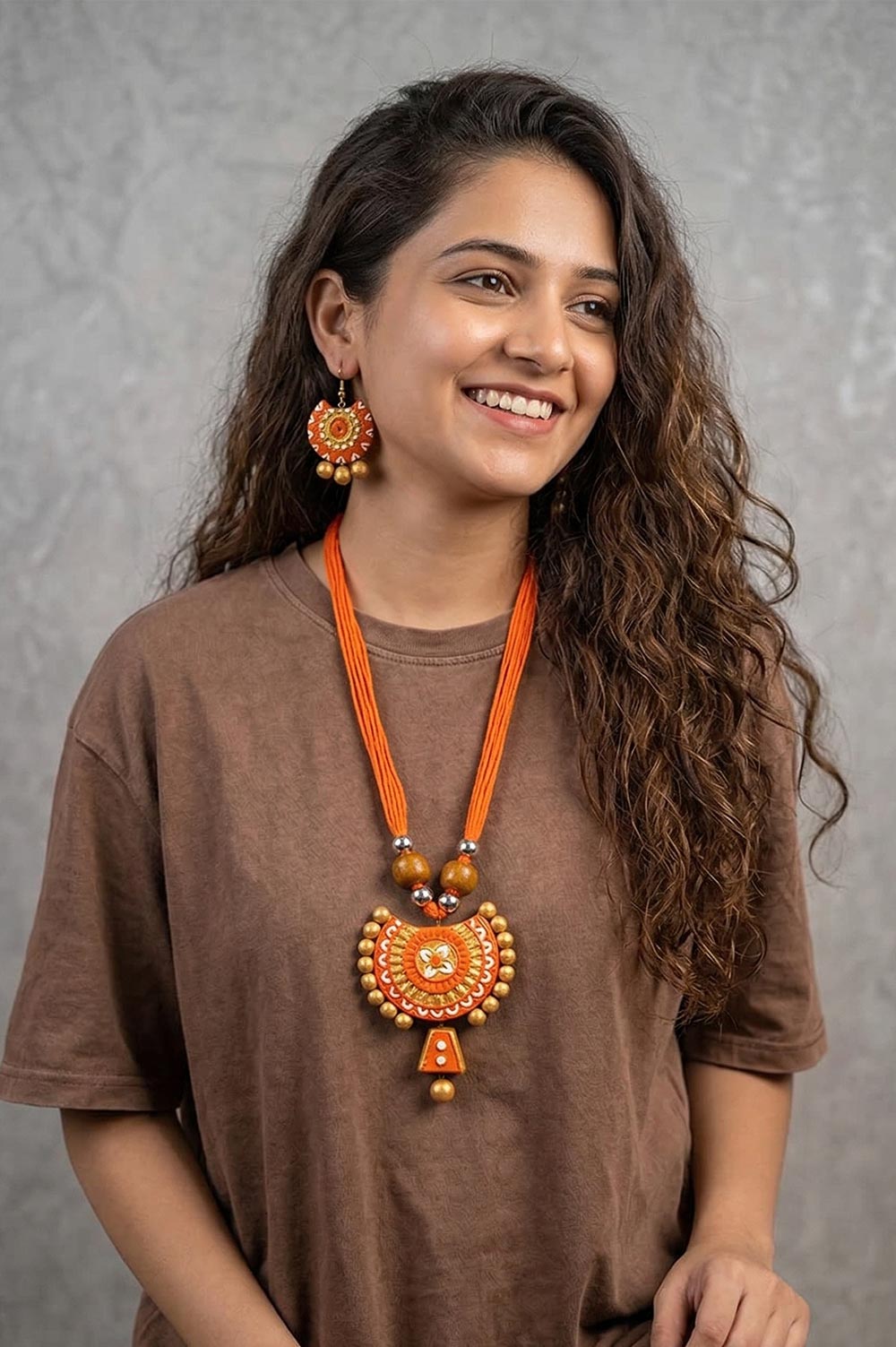 Bankura Panchmura Terracotta Jewellery Set