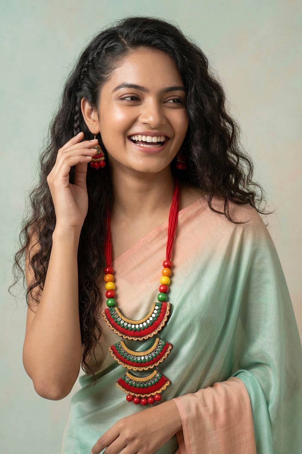 Bankura Panchmura Terracotta Jewellery Set