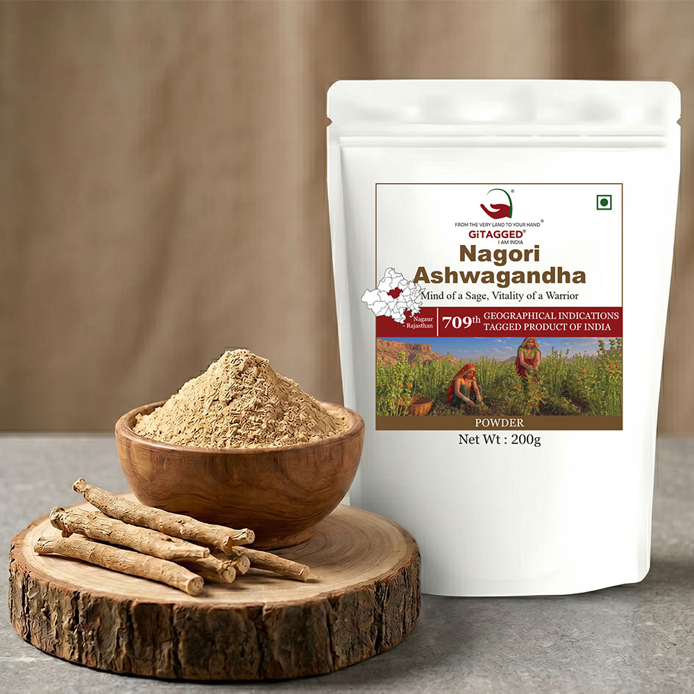 Nagori Ashwagandha Root (Whole & Powder) 200 grams