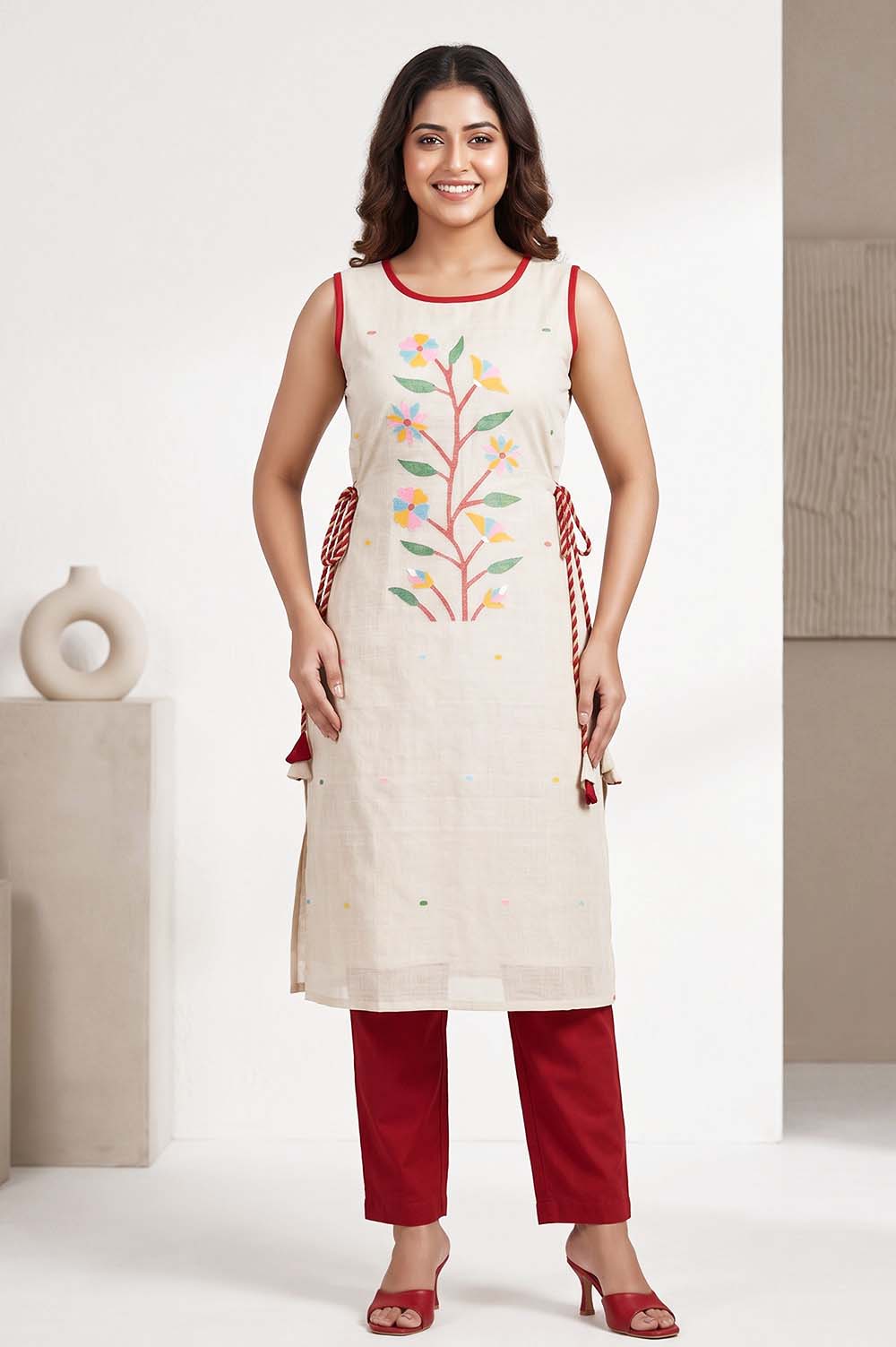 Jamdani Handloom Cotton Salwar Suit material