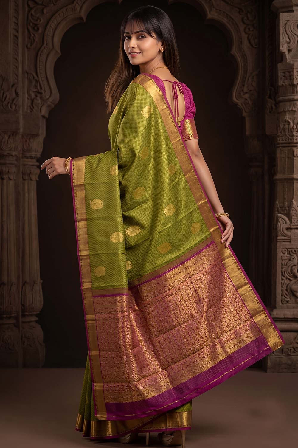 Kancheepuram Pure Silk Handloom Saree