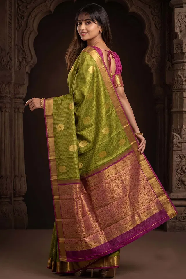 Kancheepuram Pure Silk Handloom Saree